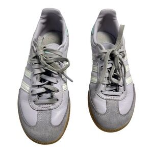 Adidas Girls Lavender Sambas Sneakers Shoes